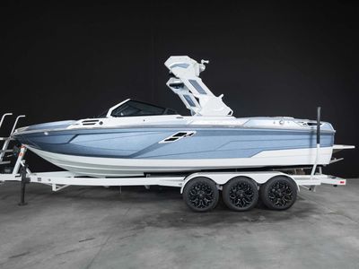 2025 Centurion Ri245 Wake/Surf Boat - Steel Blue Flake, less than 80 Hrs, Factory Warranty. Purchased through BoardCo.