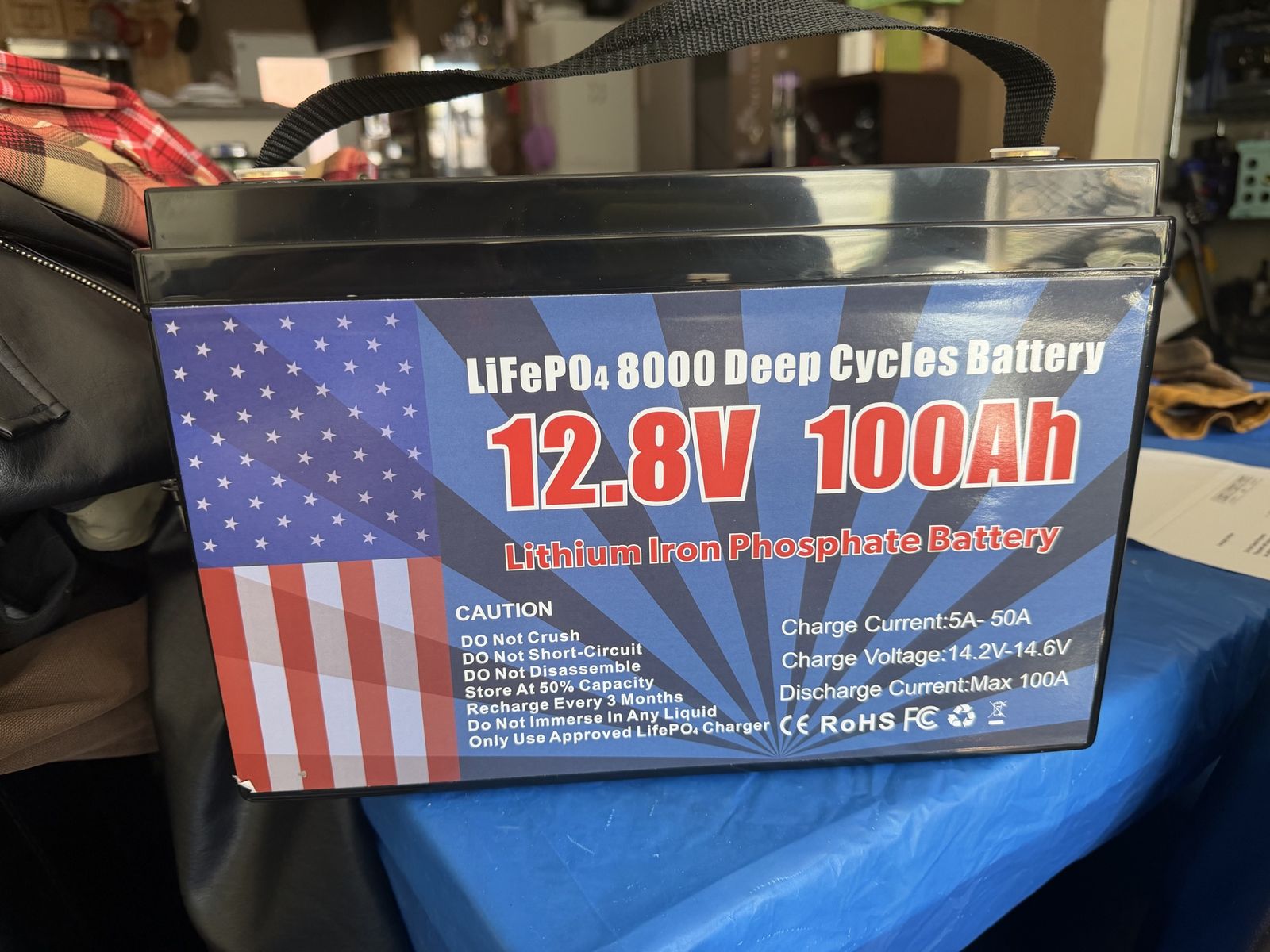 LifePo4 12.8v 100ah Lithium battery