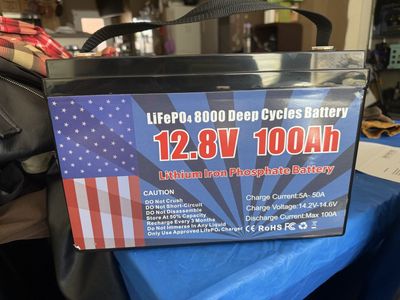 LifePo4 12.8v 100ah Lithium battery