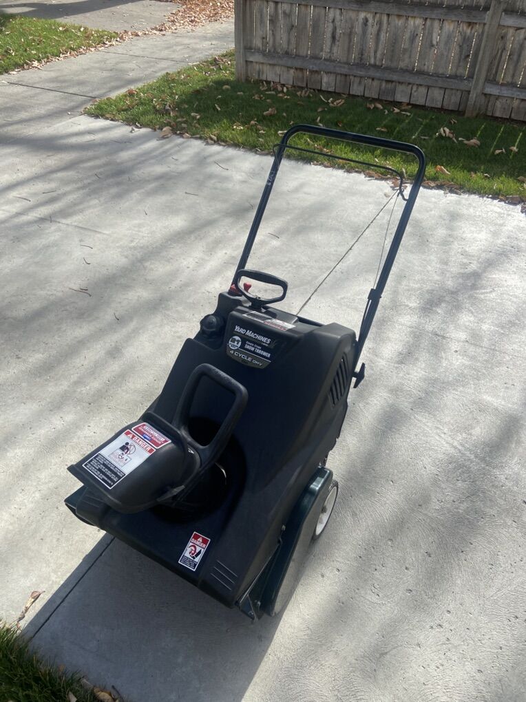 Yard Machines Snowblower