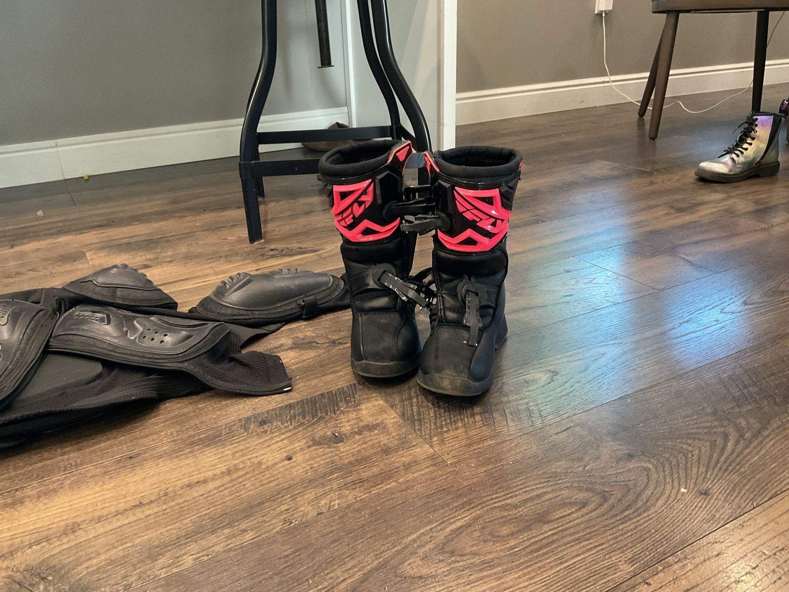 FLY RACING Kids motocross boots. Size Y2