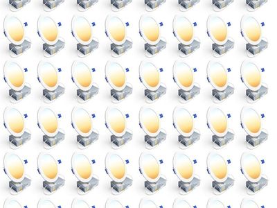 Ensenior 48 Pack 6 Inch LED Recessed Light, Dimmable, 2700K-5000K 5CCT, 1200L