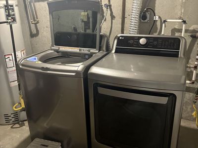 LG washer & electric dryer!