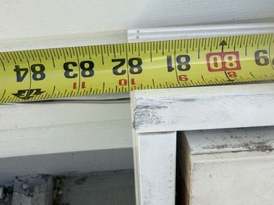 Entry Door 37.250 X 82 Glass Door 6 9/16 jamb