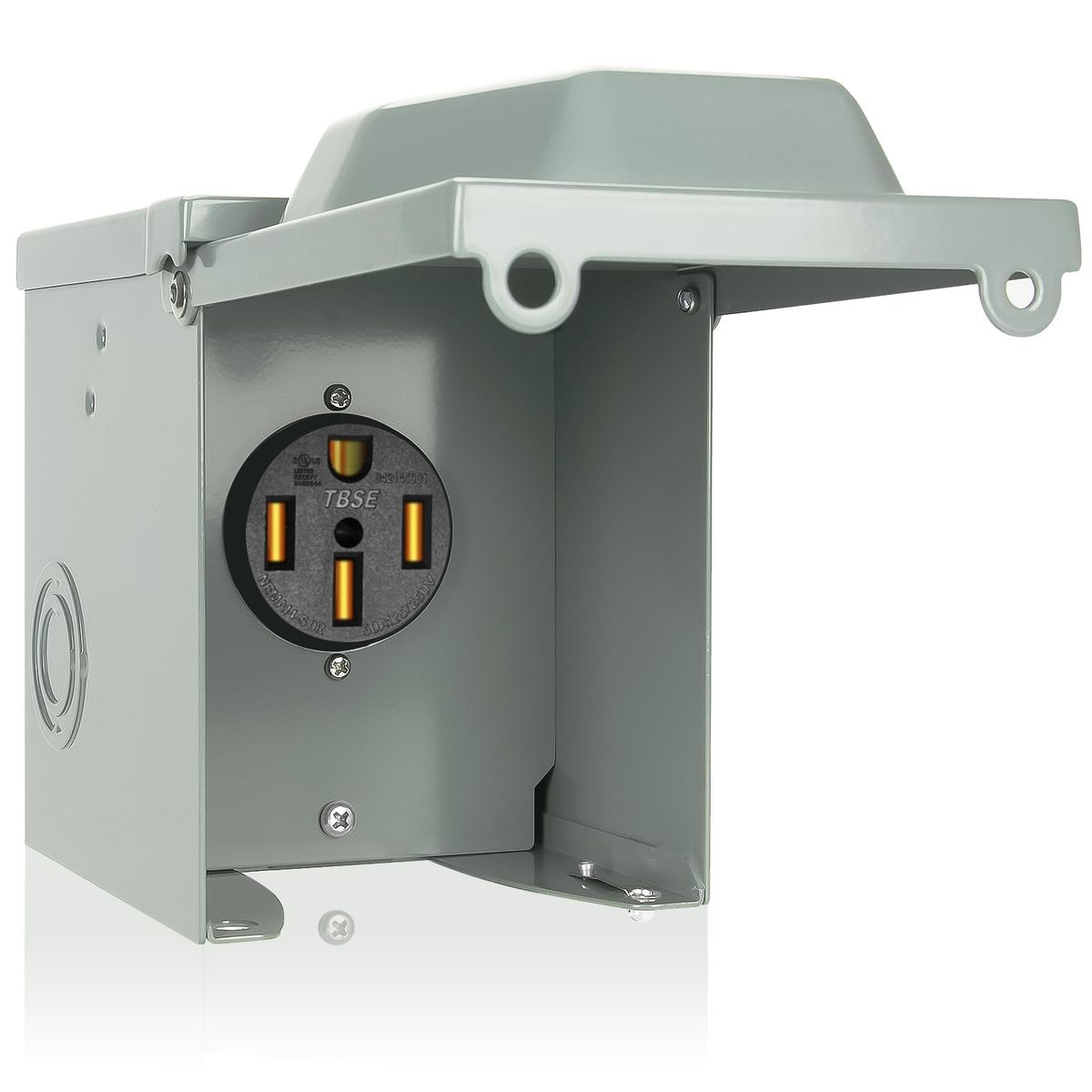 RV Power Outlet Box, 50 Amp 125/250 