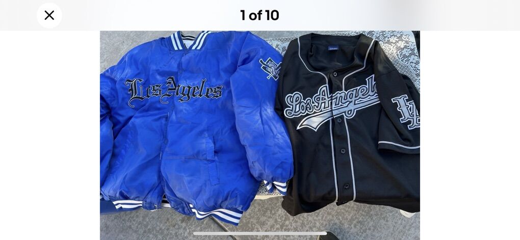 Men's Los Angeles LA Dodgers Puffer Bomber Jacket