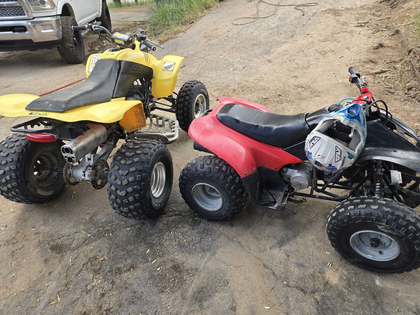 Two Hondas