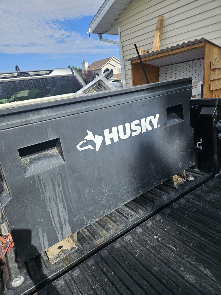 Husky 48-inch Black gang Box - Durable & Weather-Resistant Storage