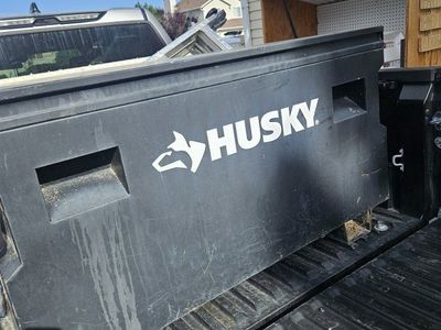 Husky 48-inch Black gang Box - Durable & Weather-Resistant Storage