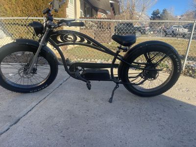 Micargi Cyclone 2.0 Deluxe 500W Fat Tire Cruiser Electric Bike. Asking $1200 O.B.O