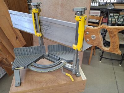 Vintage Craftsman Hand Miter Saw and Miter Box