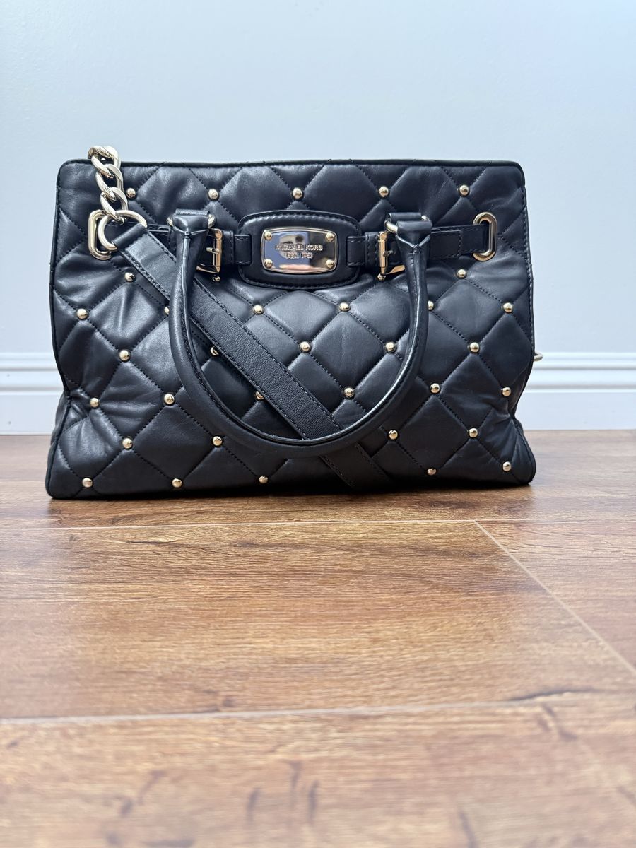 Michael Kors Hamilton in Quilted Lambskin