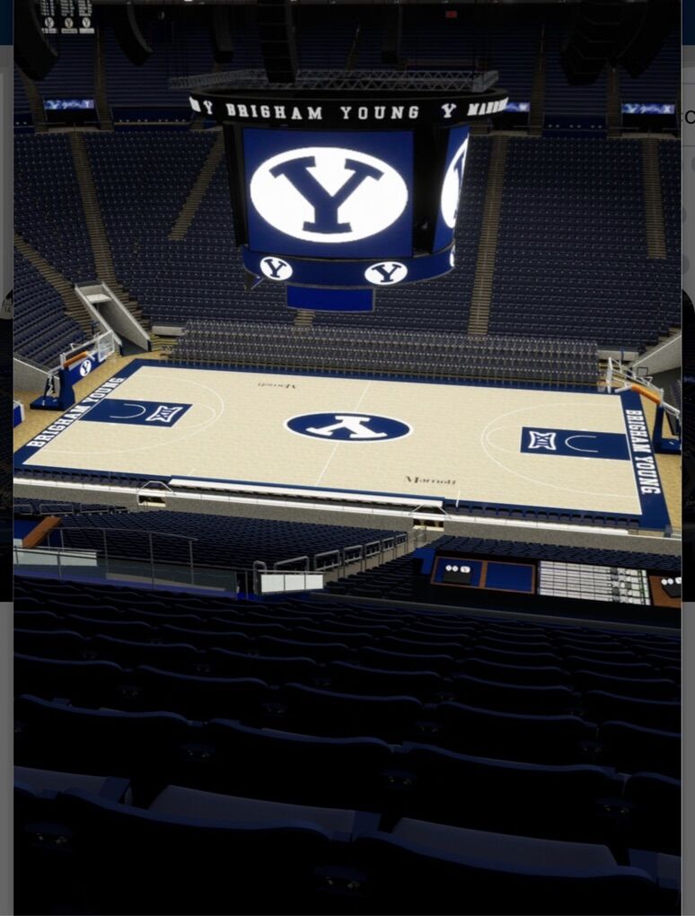 BYU Basketball vs UCF - 2 Padded Chairs