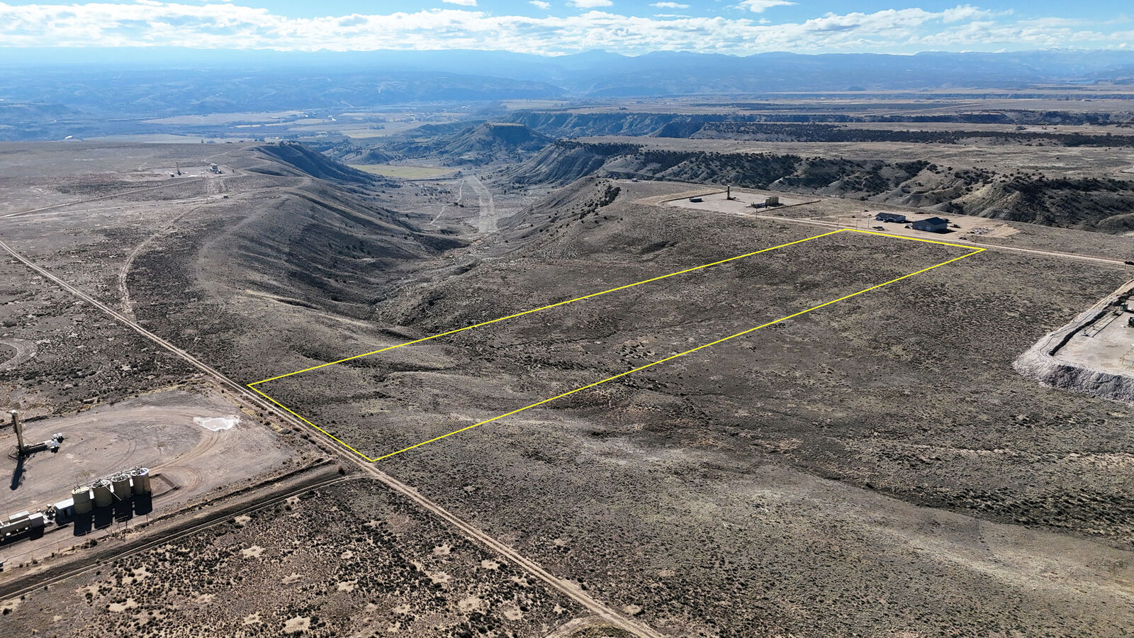 12.5 acres close to Duchesne with power on the lot and great views!