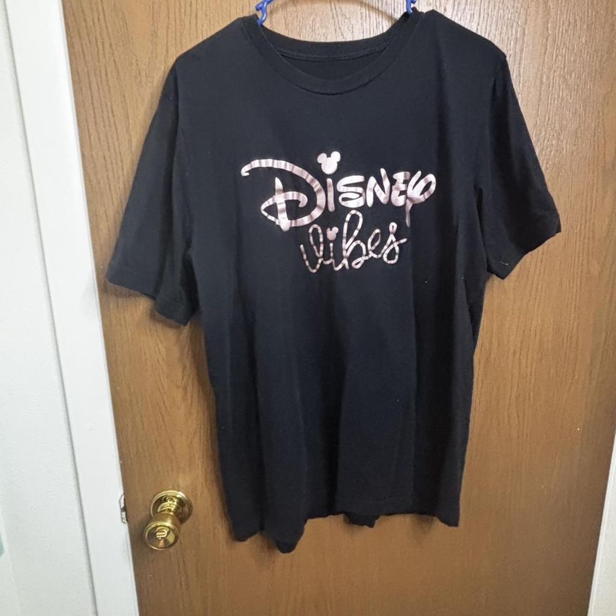 Disney Vibes Short Sleeve T-Shirt - Black, Size L