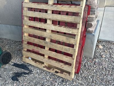 Used Wooden Pallets.
