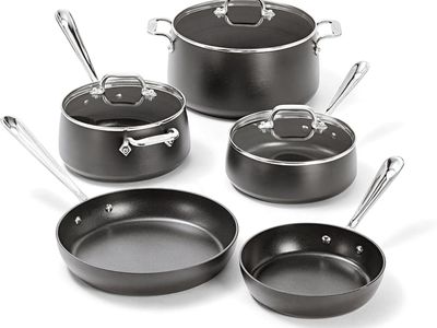 All-Clad HA1 Nonstick 8-Piece Pots & Pans Set