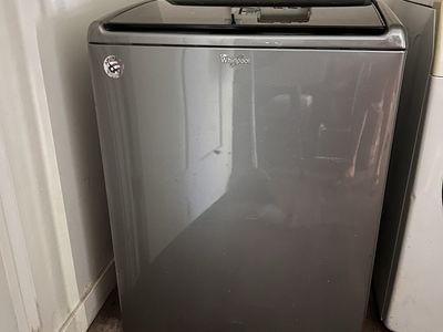 Whirlpool Top-Load Washing Machine - Metallic Silver