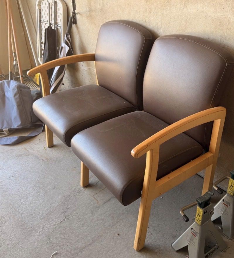 Office waiting style bench