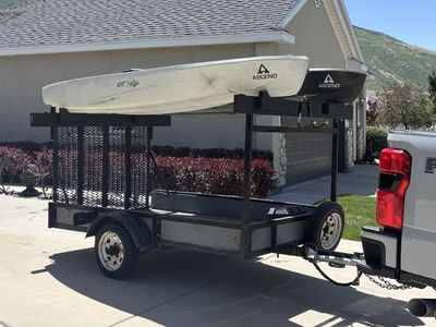 2 Ascend 10T Kayaks and the Trailer to Haul them!