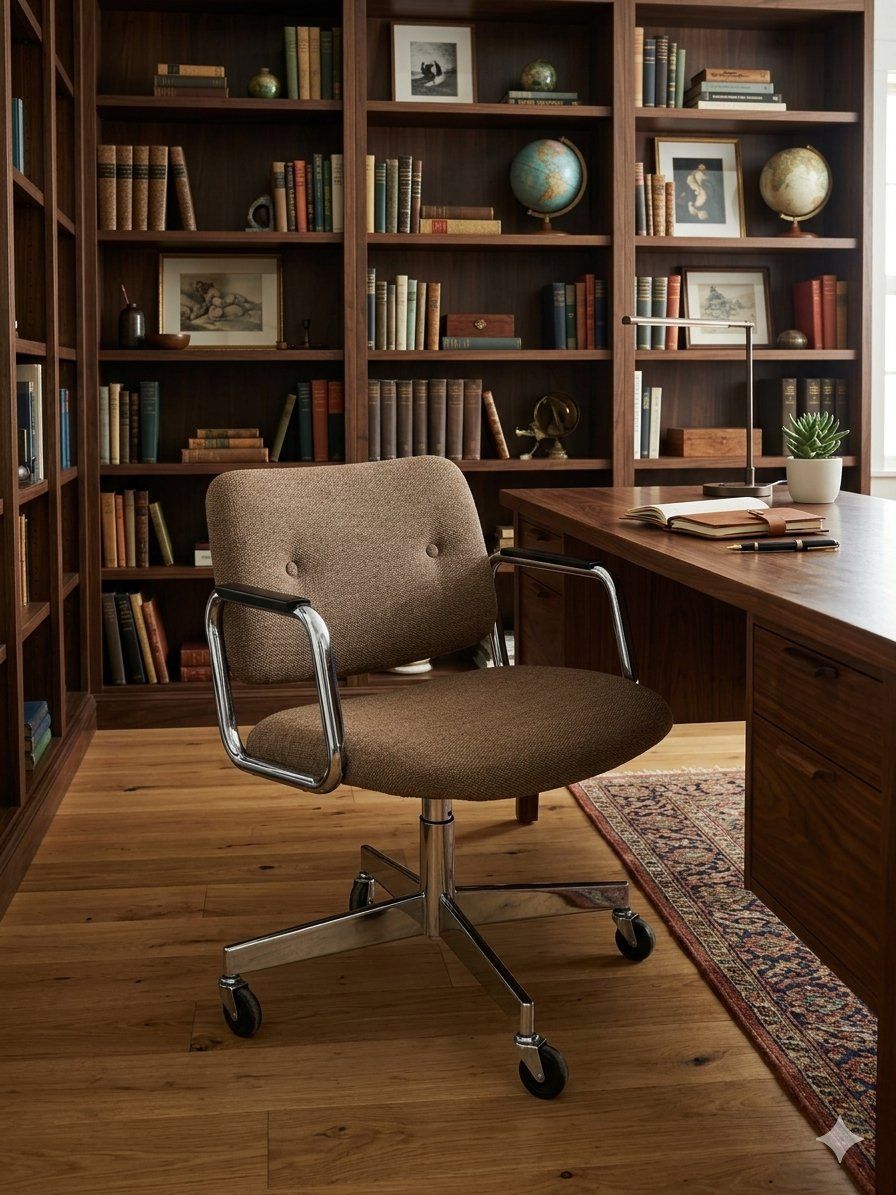 Vintage All Steel Office Chair