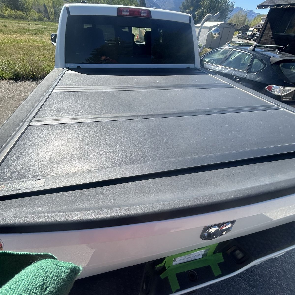 Bakflip hard folding truck bed cover 2015 ram 1500