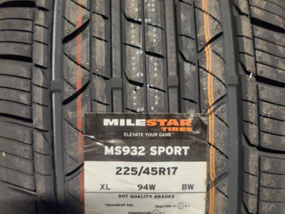 225/45r17 milestar ms932 sport