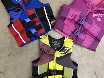 Hyperlite Life Vests - Youth Size - Water Sports Life Jackets.