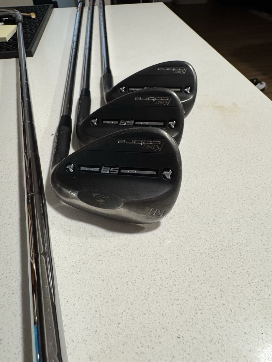 Cobra King SB Wedges Set of 3 (50, 54, 58 Degrees) - Used Golf Club Set