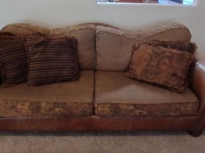 Couch and love seat