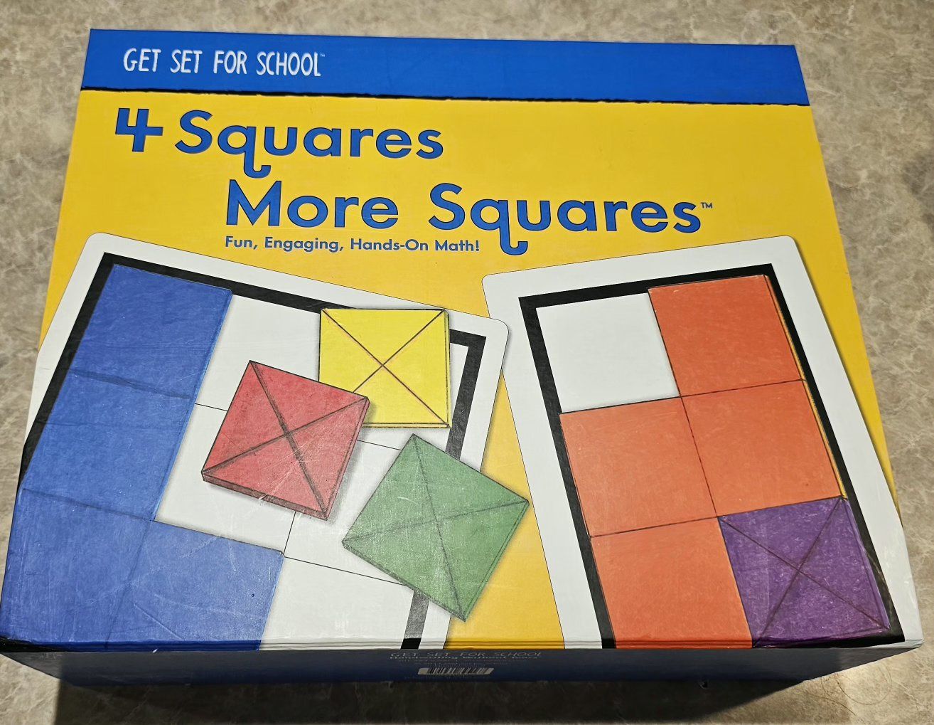 Educational Game 4 Squares More Squares