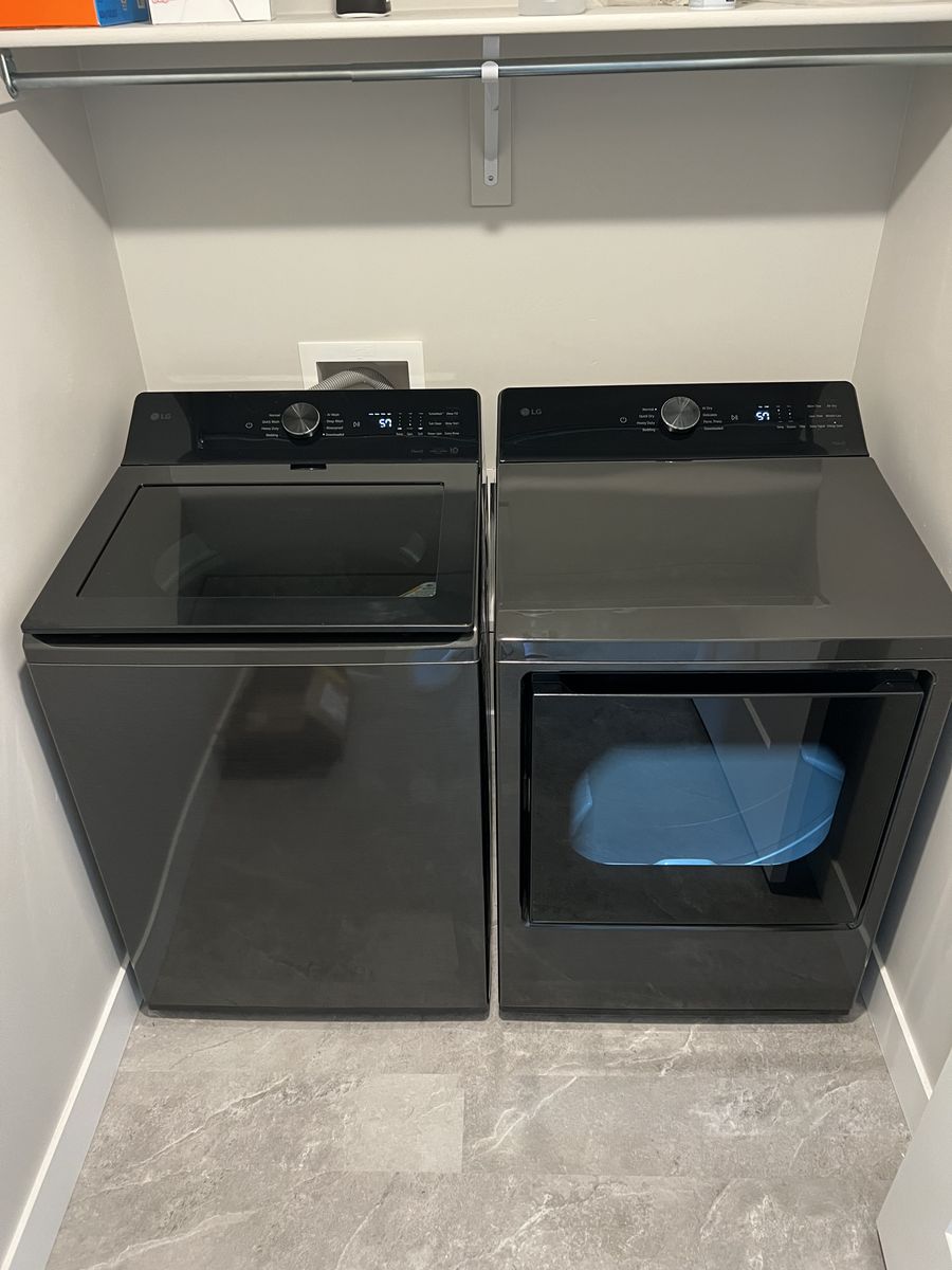 LG washer and dryer
