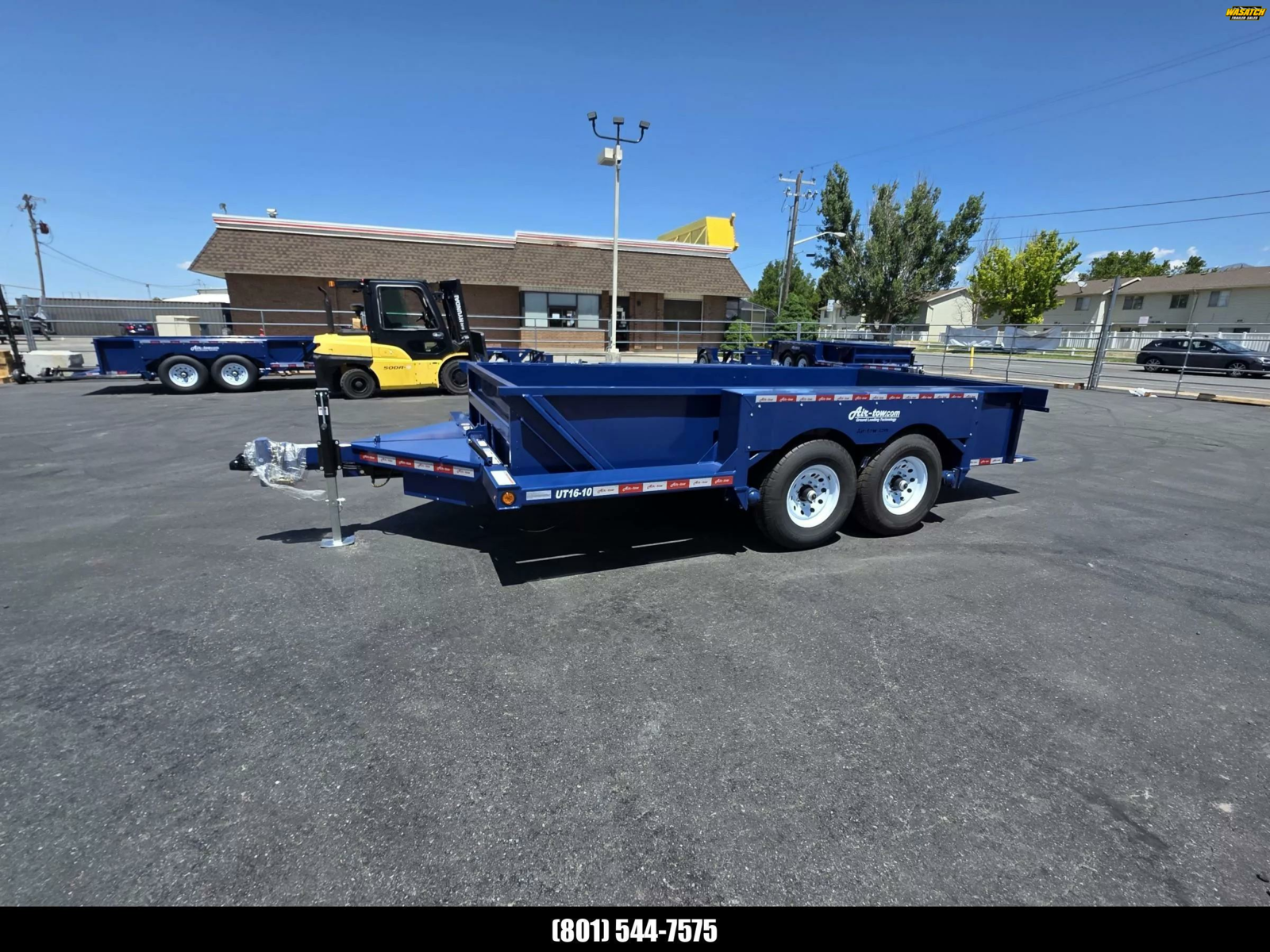 2025 Air Tow UT16-10 Tandem Axle Equipment Trailer