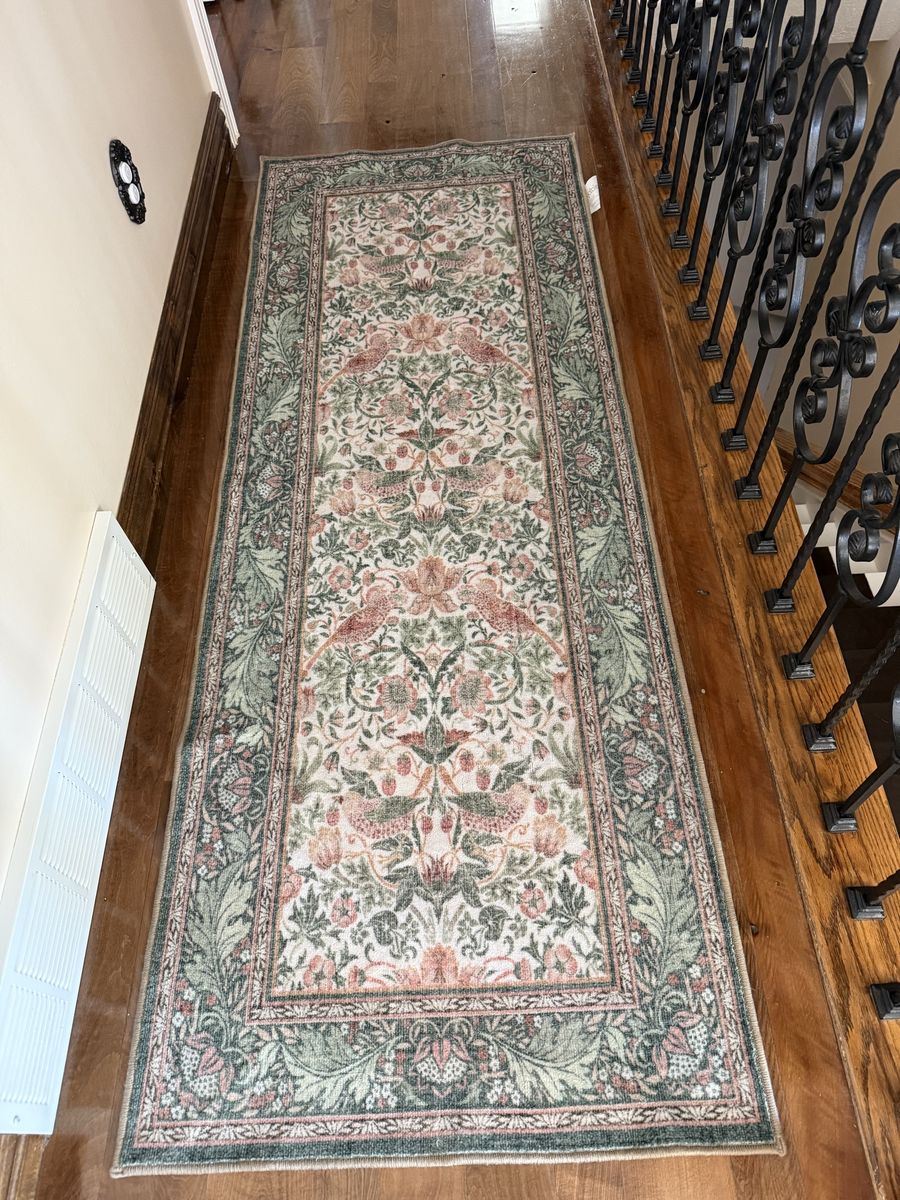 Ruggable long runner rug 7’ by 31”