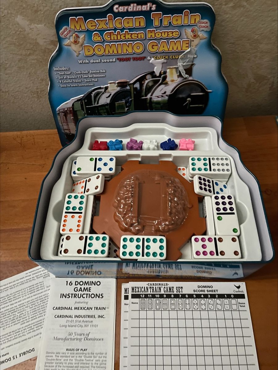 Mexican Train Dominoes Set