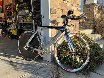 Trek Equinox TTX Triathlon / Time Trial Bike — Full Shimano Dura-Ace Carbon Fiber Frame Medium Size