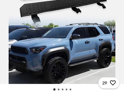 Fit for Toyota 4Runner N500 2025 2026 Running Boards Side Steps Pedal Nerf Bars