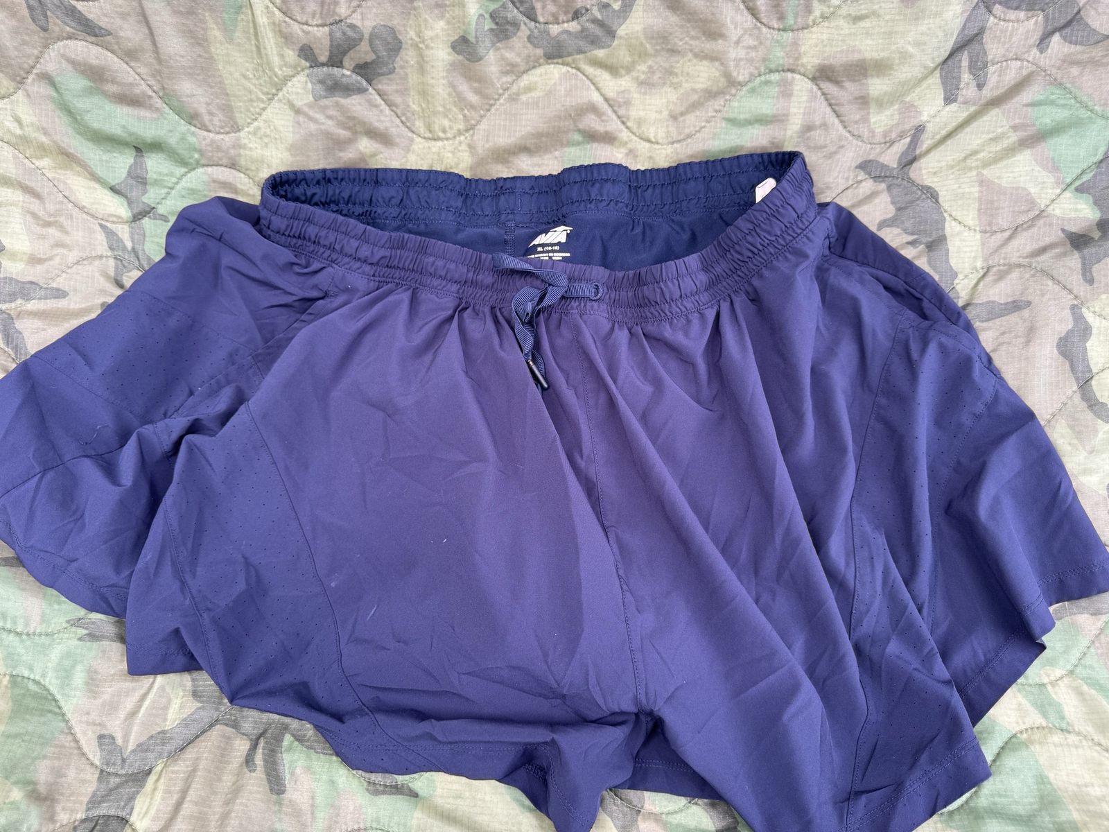 Avia Running Shorts Navy Blue - Women's XL (16-18)