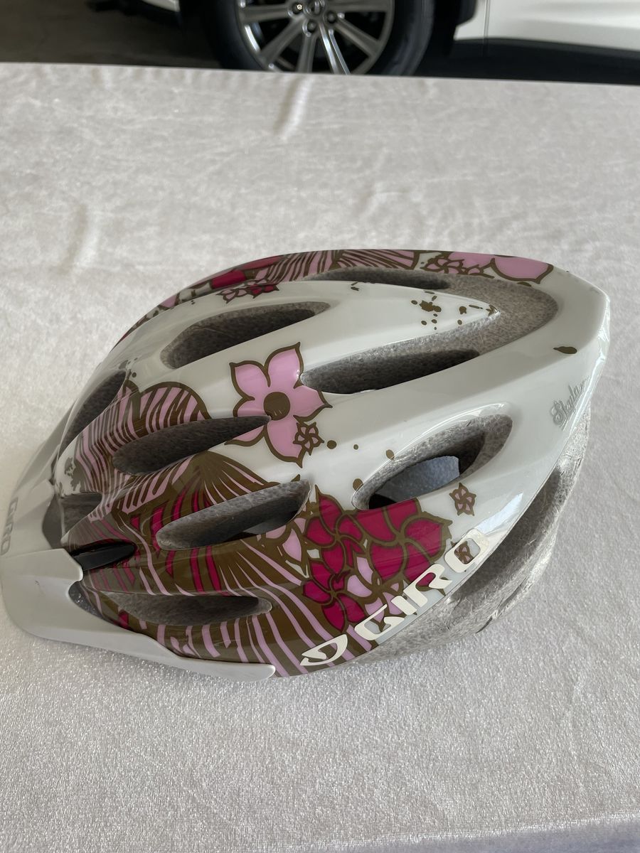 Giro Skylar Floral Cycling Helmet White/Pink size small
