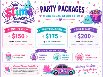 Custom Slime Parties!