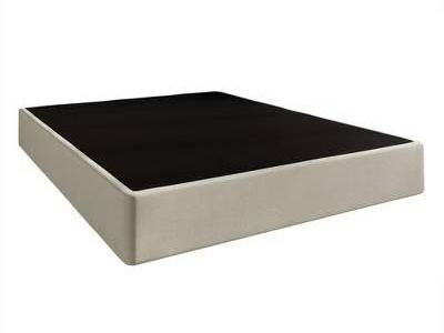 Home Design Warren Queen 8" Metal Box Spring, Black/Warm Gray