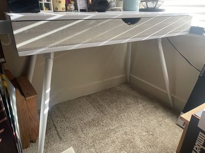 White Foldable Desk OBO