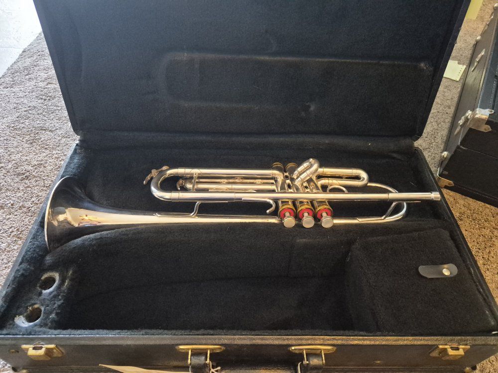 Conn Intermediate Silver Trumpet with Guarantee