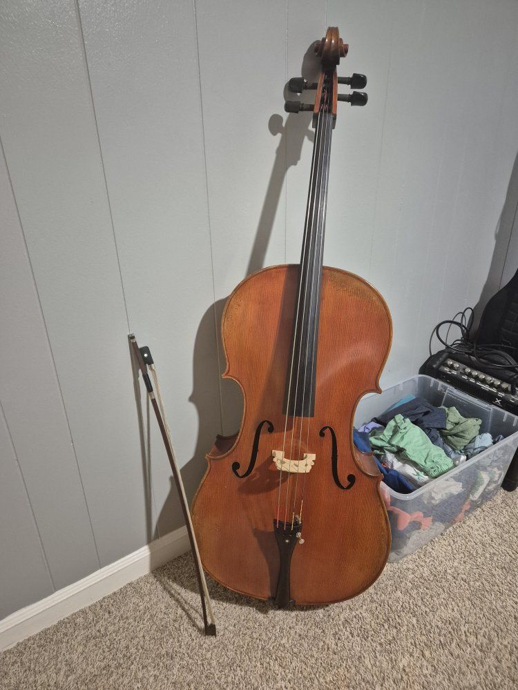 Full-Size Cello with Soft Case and Bow - Great for Students