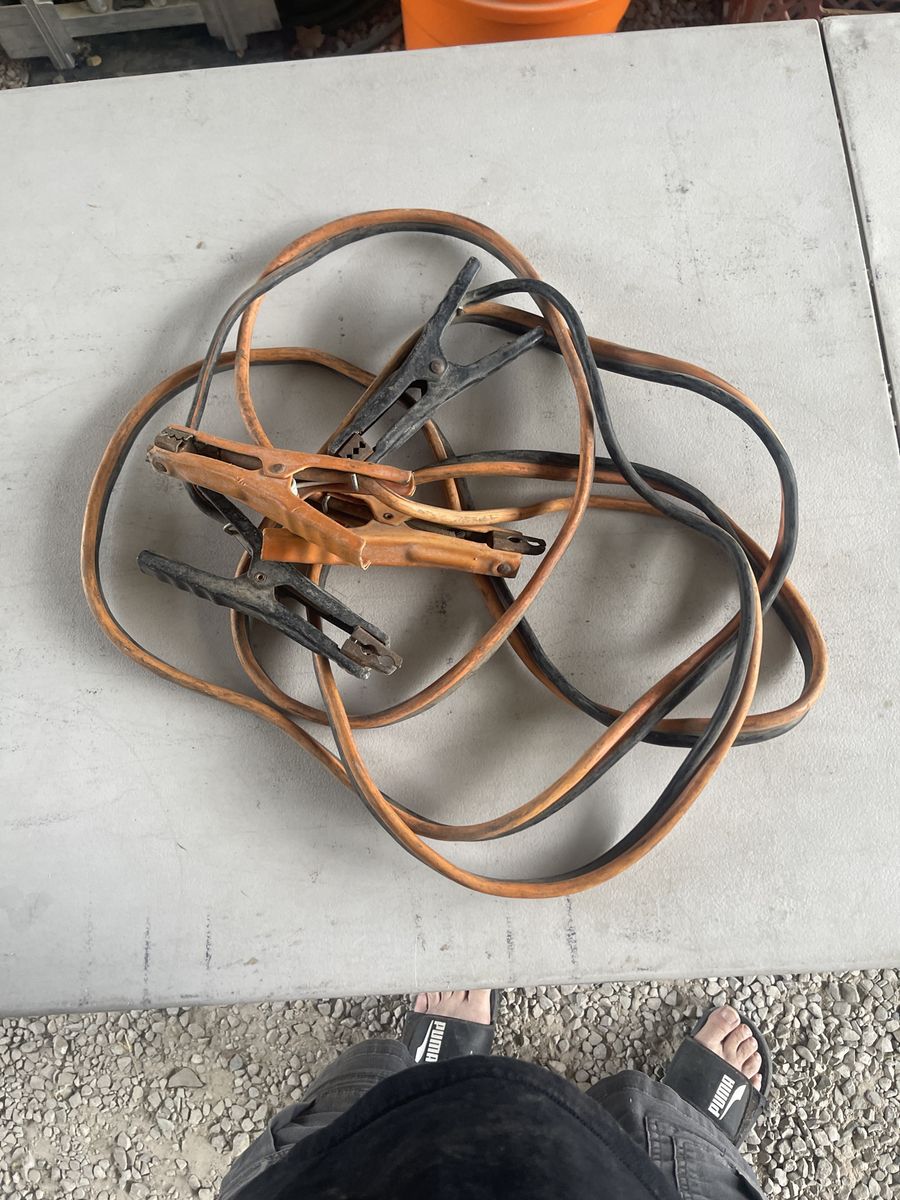 Jumper Cables with Copper Clamps