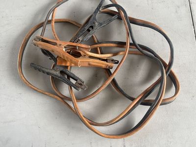 Jumper Cables with Copper Clamps