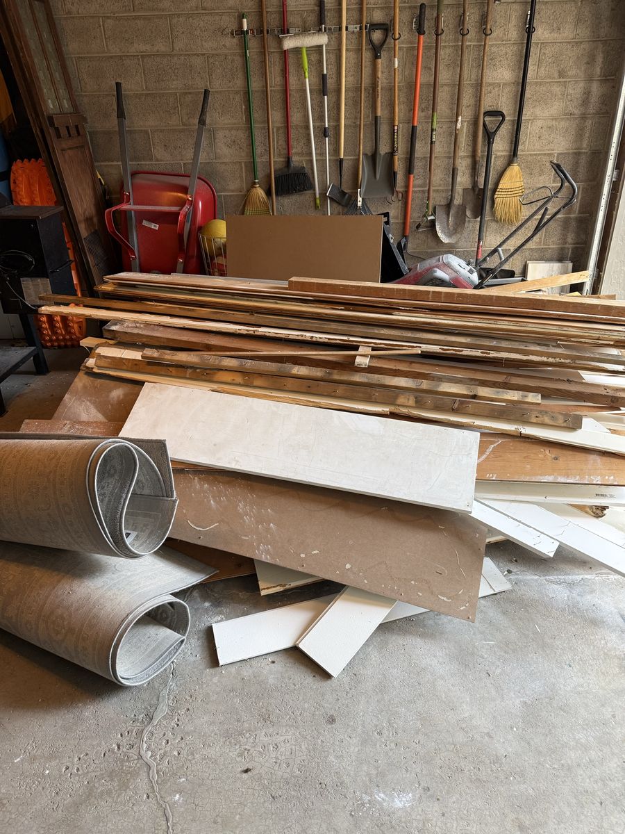 Assorted Building Materials - Wood Planks, Trim for DIY Projects