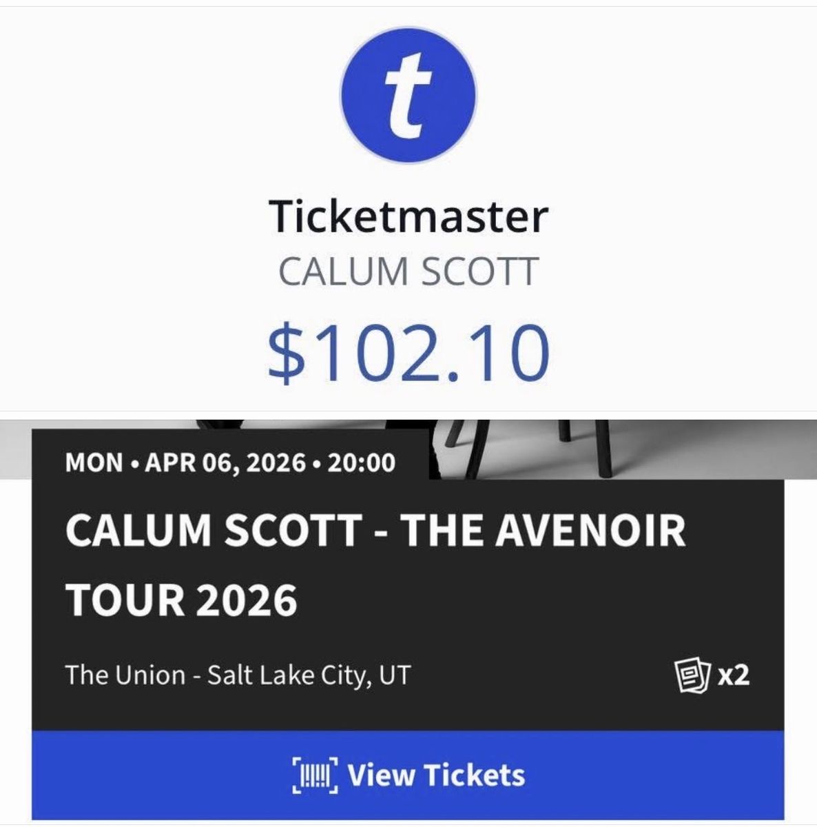 Calum Scott Tickets!