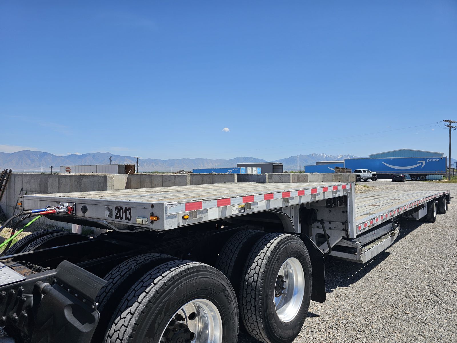 Wilson 53' aluminum step deck trailer