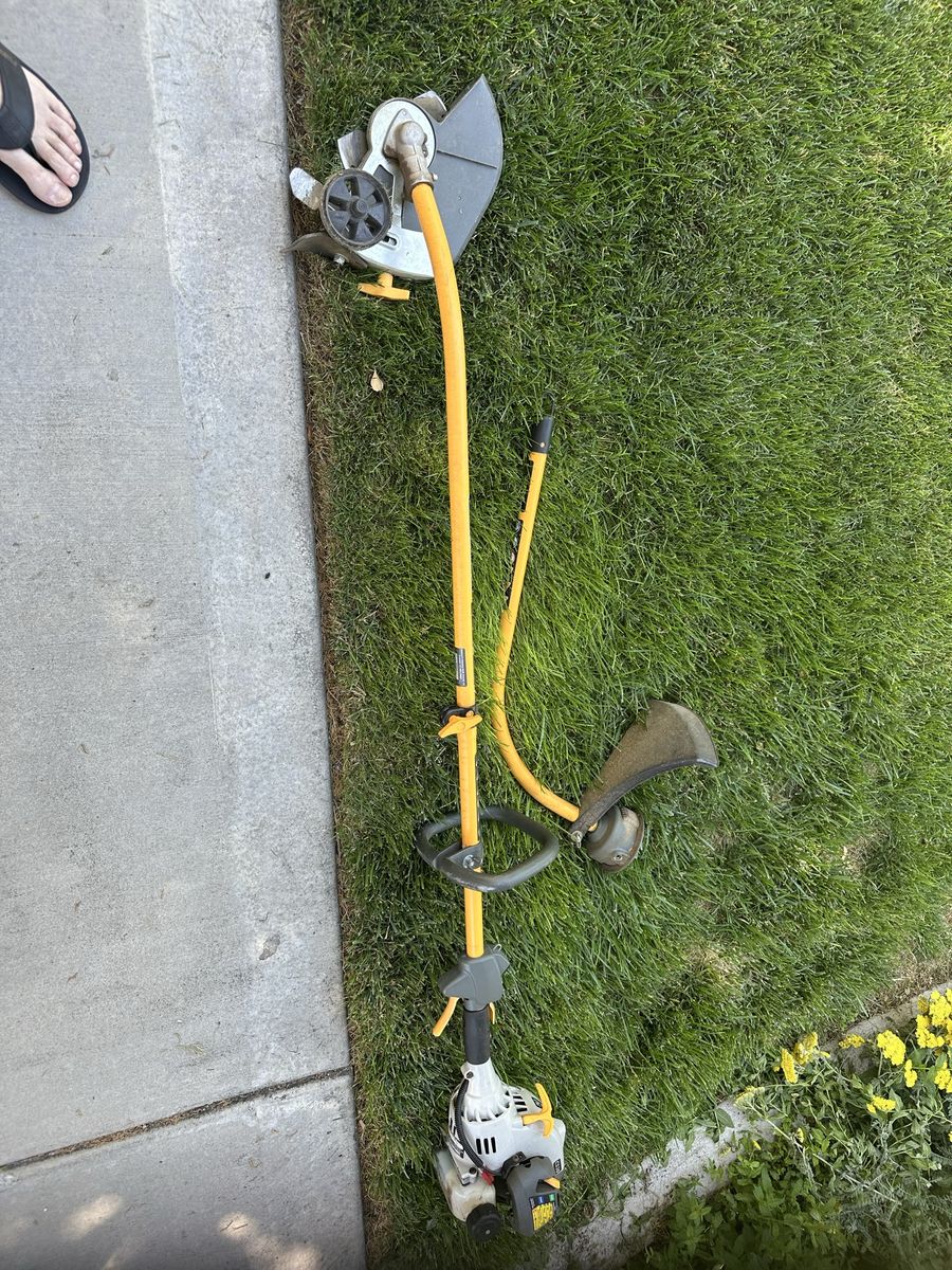 Gas Powered String Trimmer Weed Wacker with Edger Attachment